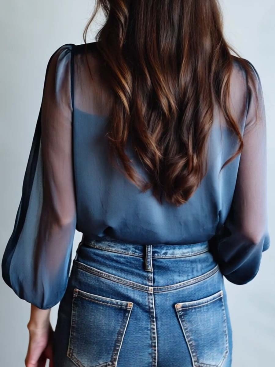 Blusa donna boho floreale