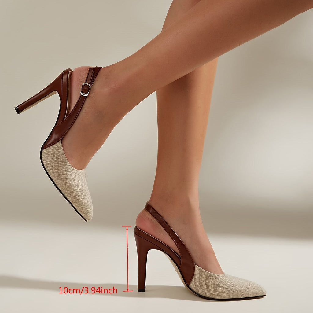 Amélie | Slingback a contrasto