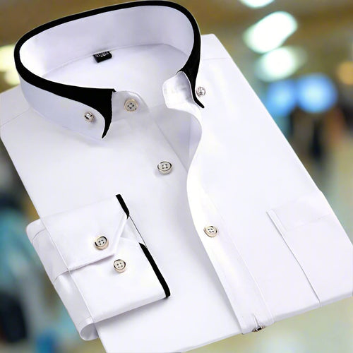 Albert | Camicia classica in cotone a maniche lunghe