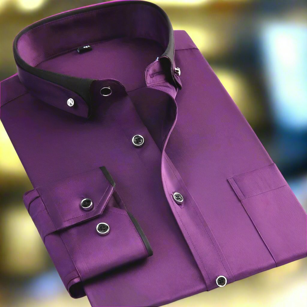 Albert | Camicia classica in cotone a maniche lunghe