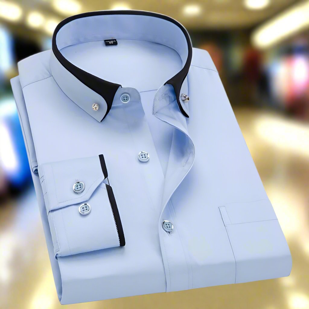 Albert | Camicia classica in cotone a maniche lunghe