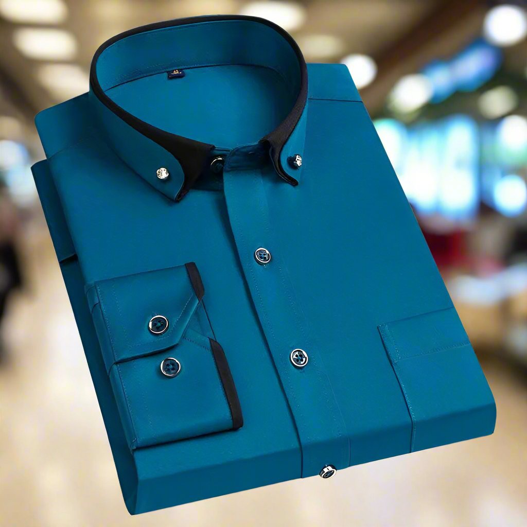 Albert | Camicia classica in cotone a maniche lunghe