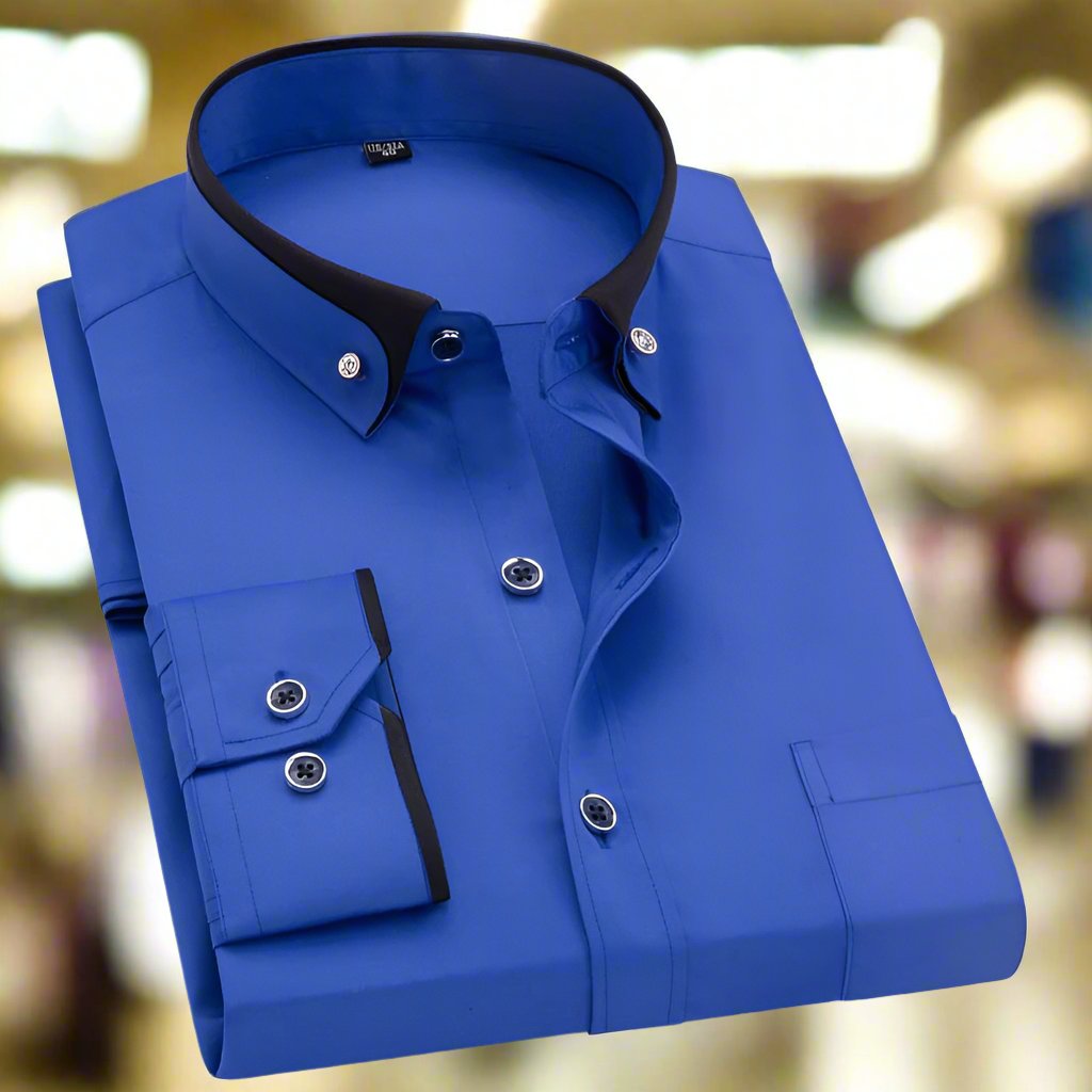 Albert | Camicia classica in cotone a maniche lunghe