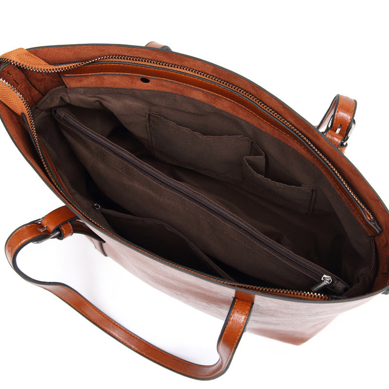 Sophia | Tote bag in pelle refined elegance