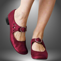 Denisa | Sandali vintage artigianali - Colore Rosso