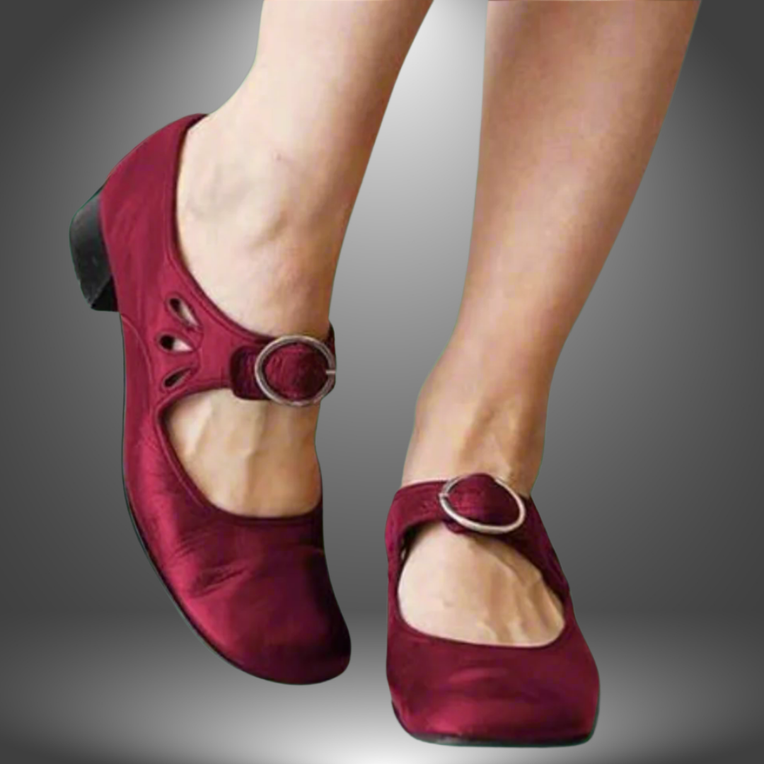 Denisa | Sandali vintage artigianali - Colore Rosso
