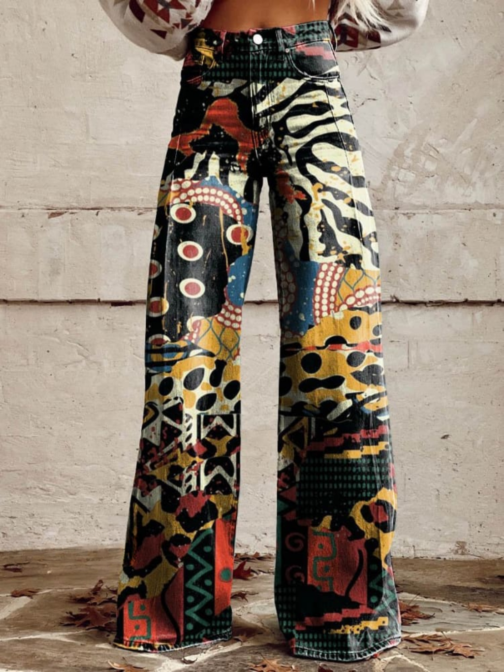 Élodie | Pantaloni ampi eleganti