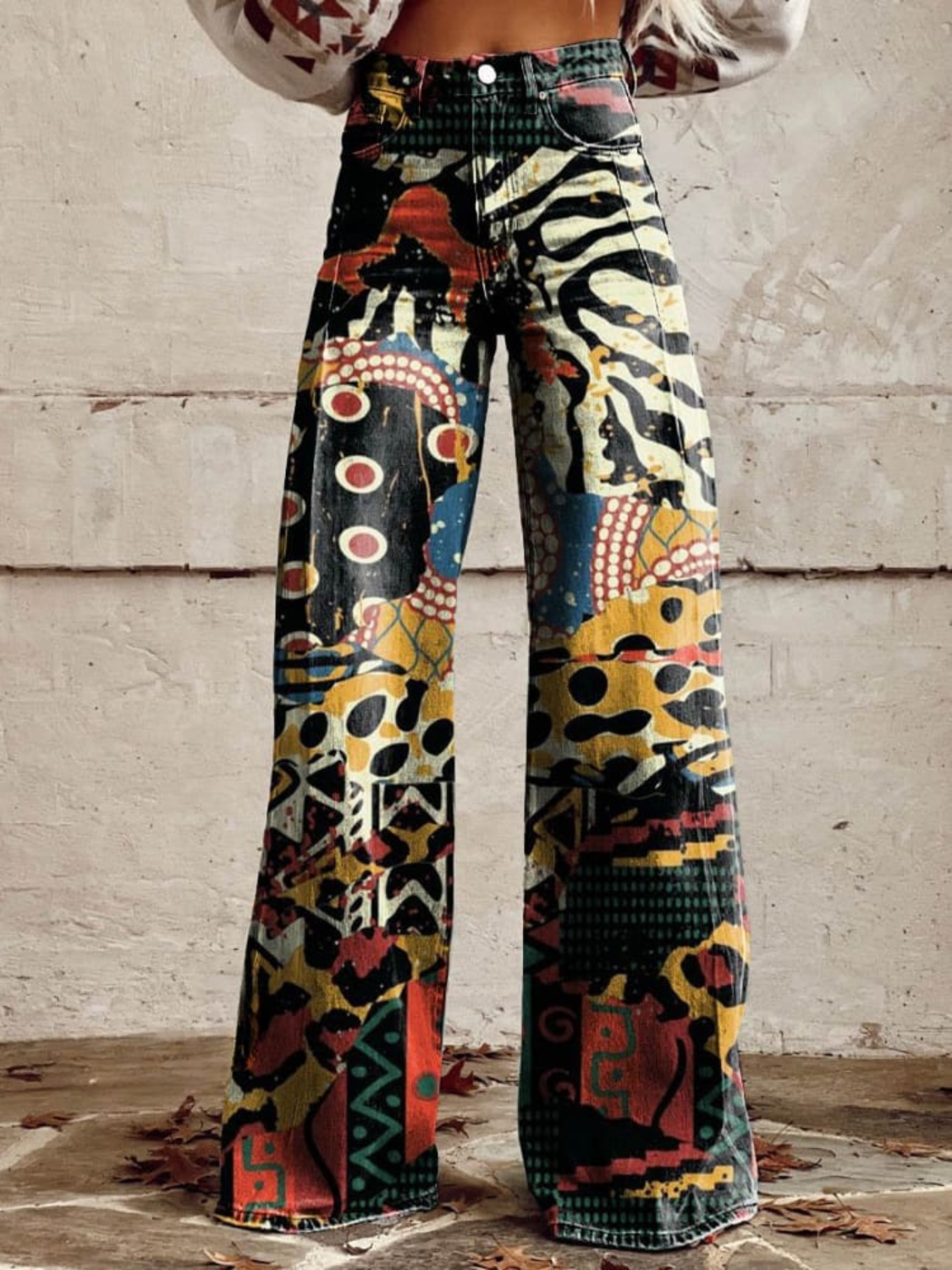 Élodie | Pantaloni ampi eleganti