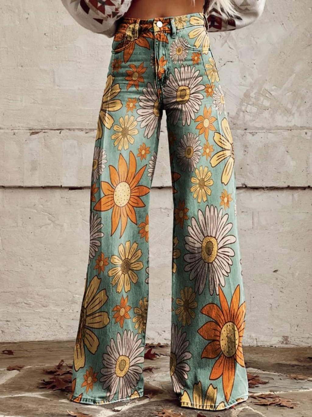 Cirilla | Pantaloni palazzo floreali