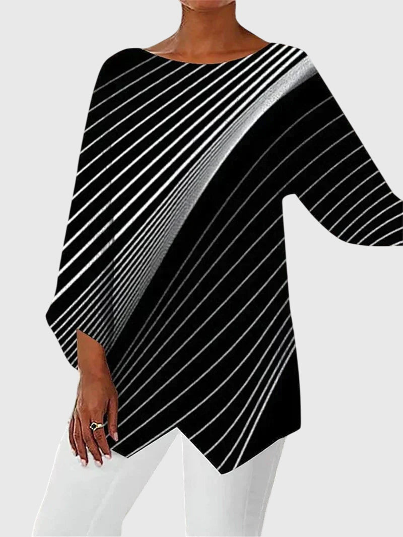 Alayah | Top elegante girocollo
