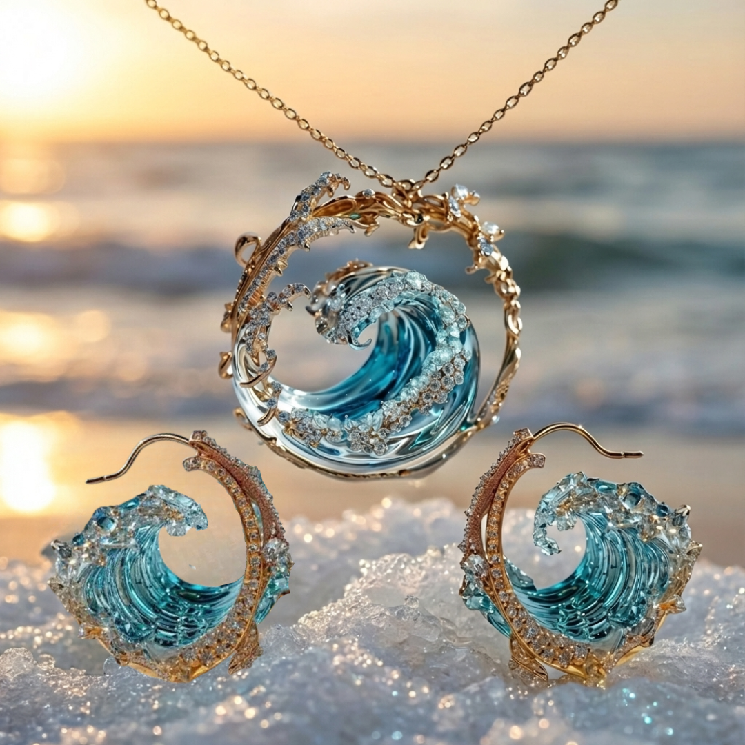 Set di Gioielli Ispirato al Mare