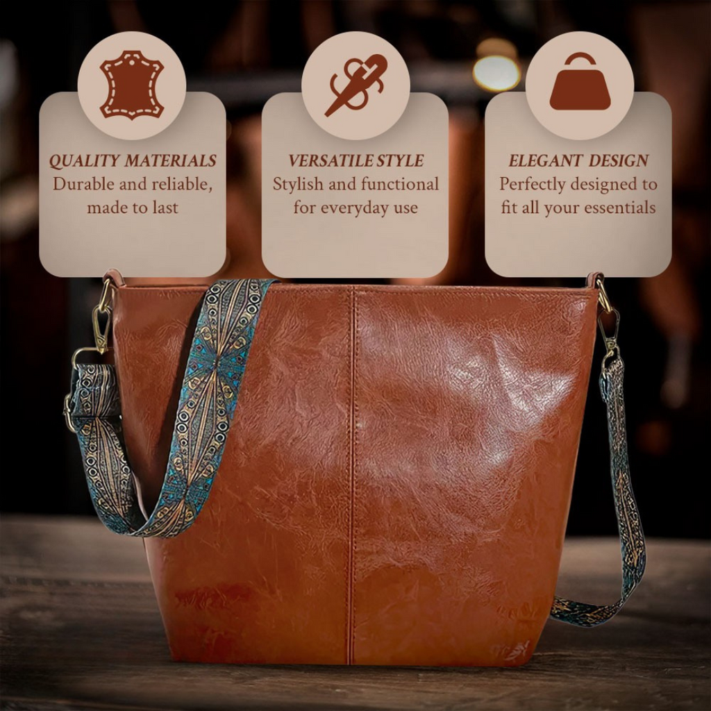 Linda | Borsa a spalla in pelle vintage charm