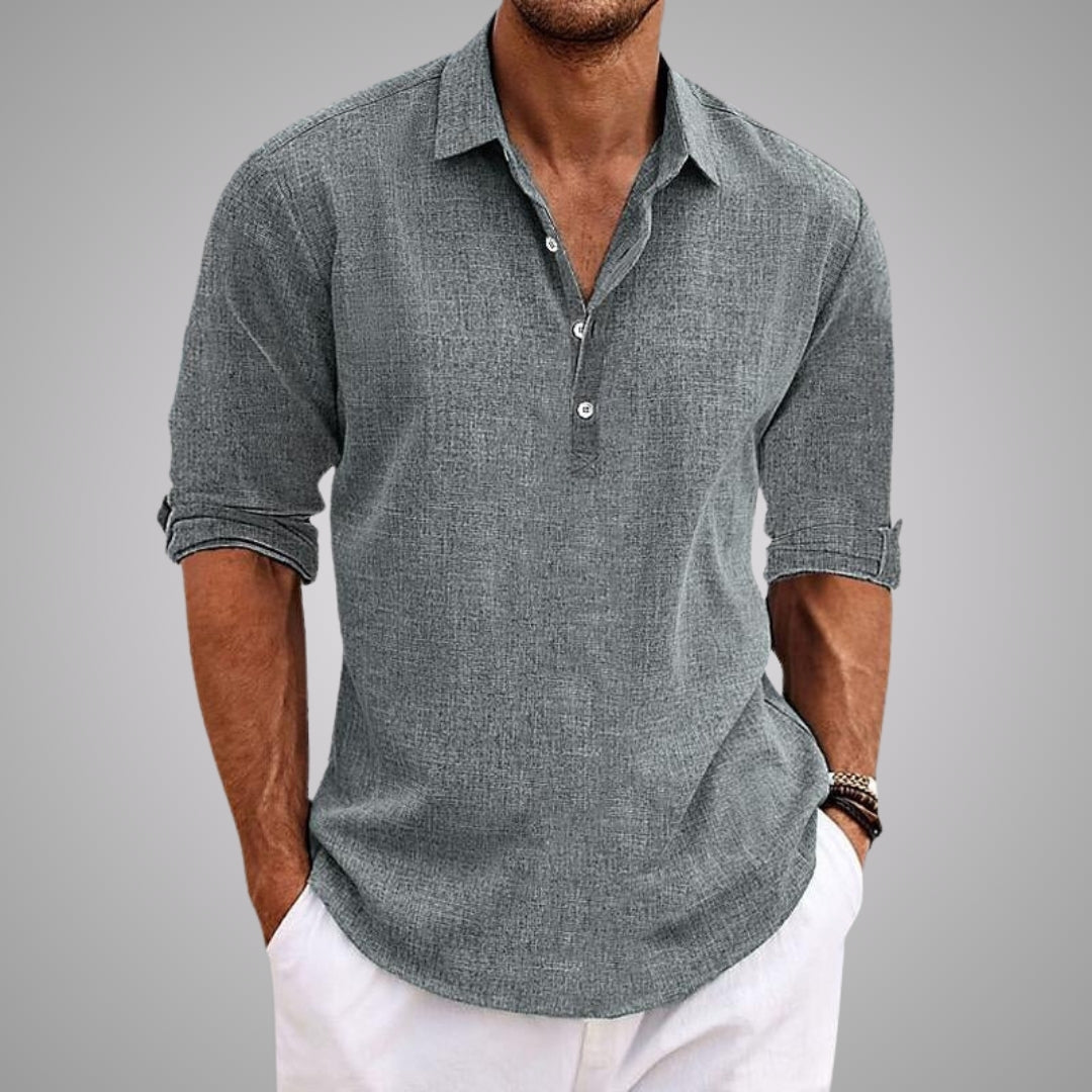 Ray | Camicia estiva casual in lino