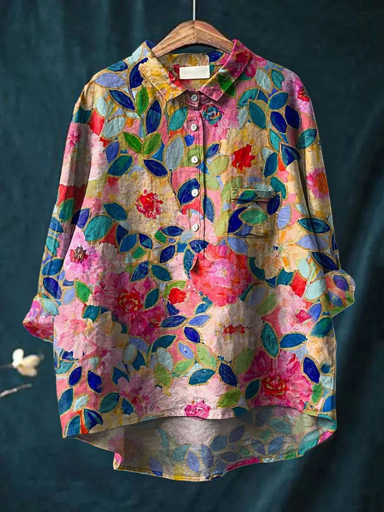 Clarano | Blusa Brooks con stampa vivace