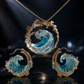 Set di gioielli ispirato al mare