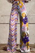 Isadora | Pantaloni boho floreali