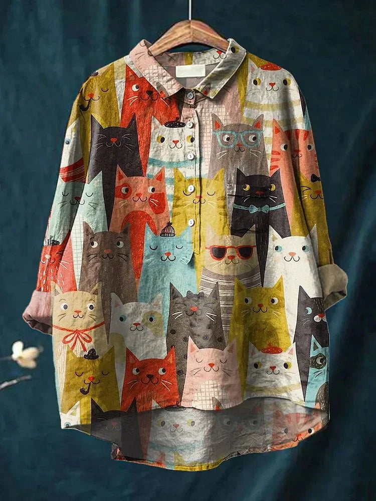 Clarano | Blusa Brooks con stampa vivace