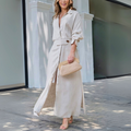 Jeanette | Abito maxi elegante con scollo a V