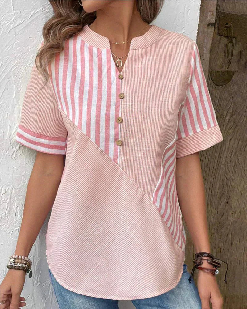 Lila | Blusa morbida a righe