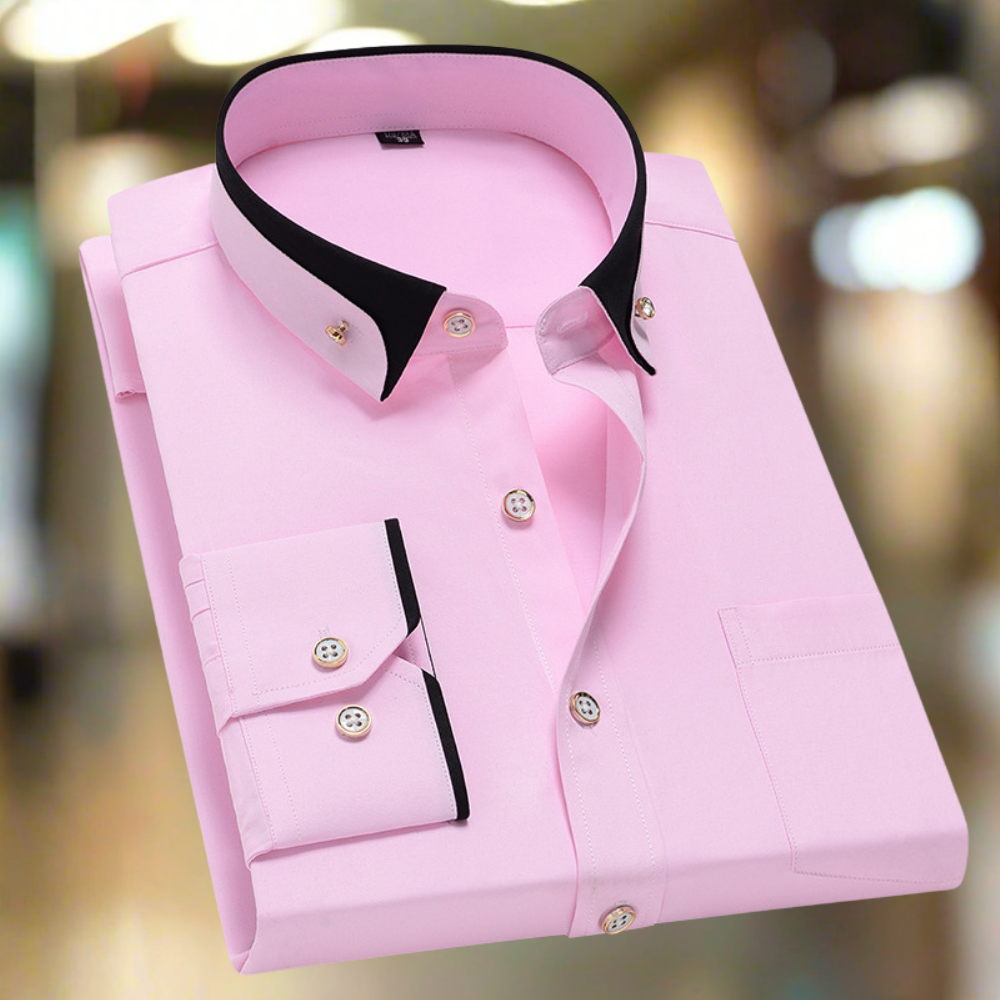 Albert | Camicia classica in cotone a maniche lunghe
