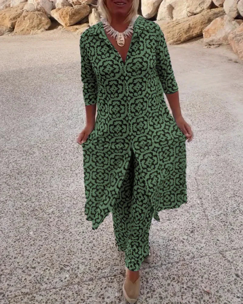 Maeve | Completo elegante geometrico