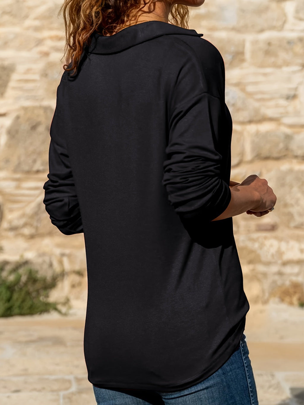 Charlene | Top chic a maniche lunghe