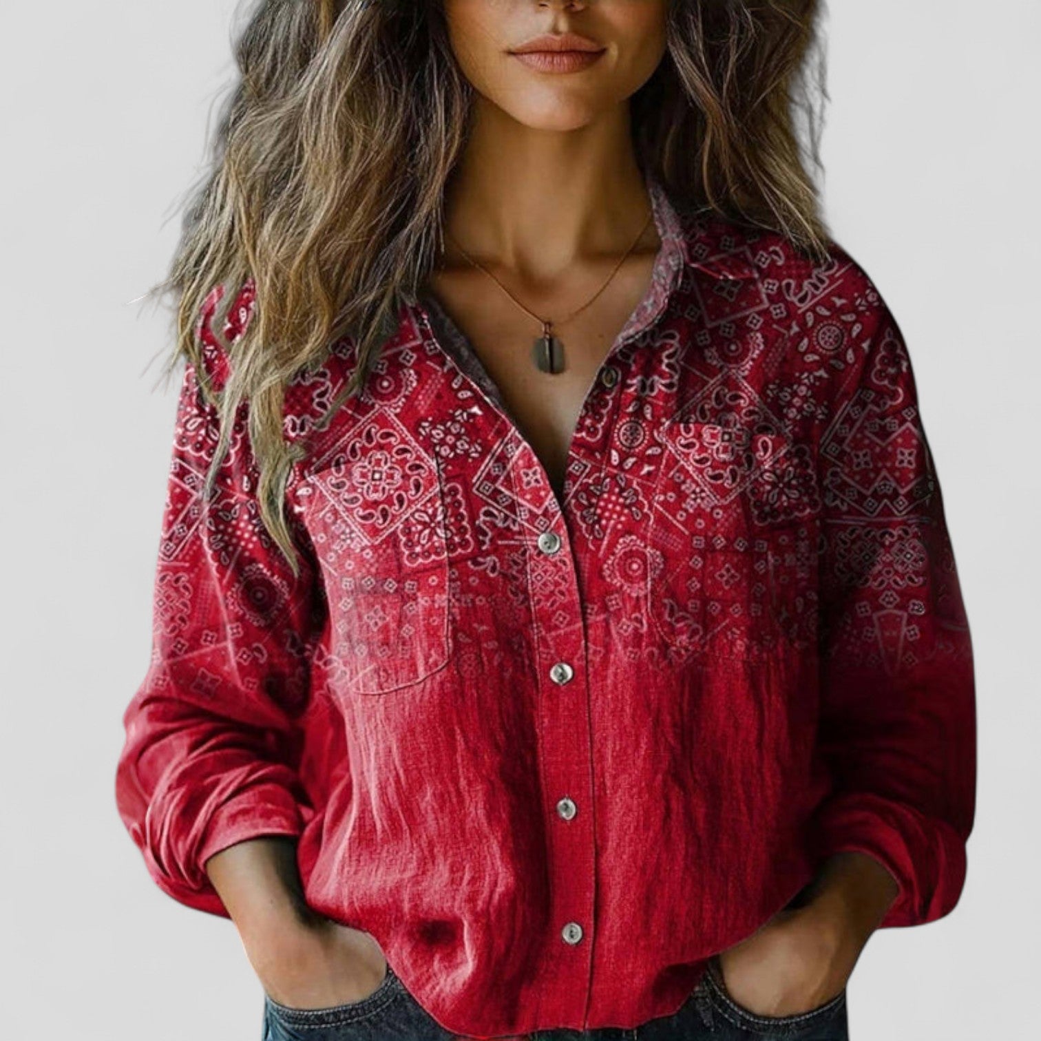 Lorenhilde | Blusa camicia confortevole