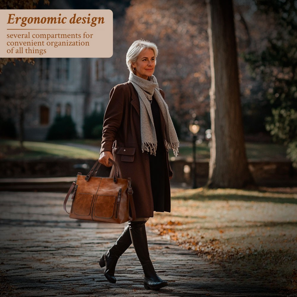 Nancy | Borsa a spalla in pelle timeless elegance