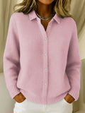 Katrina | Cardigan in maglia testurizzata con bottoni