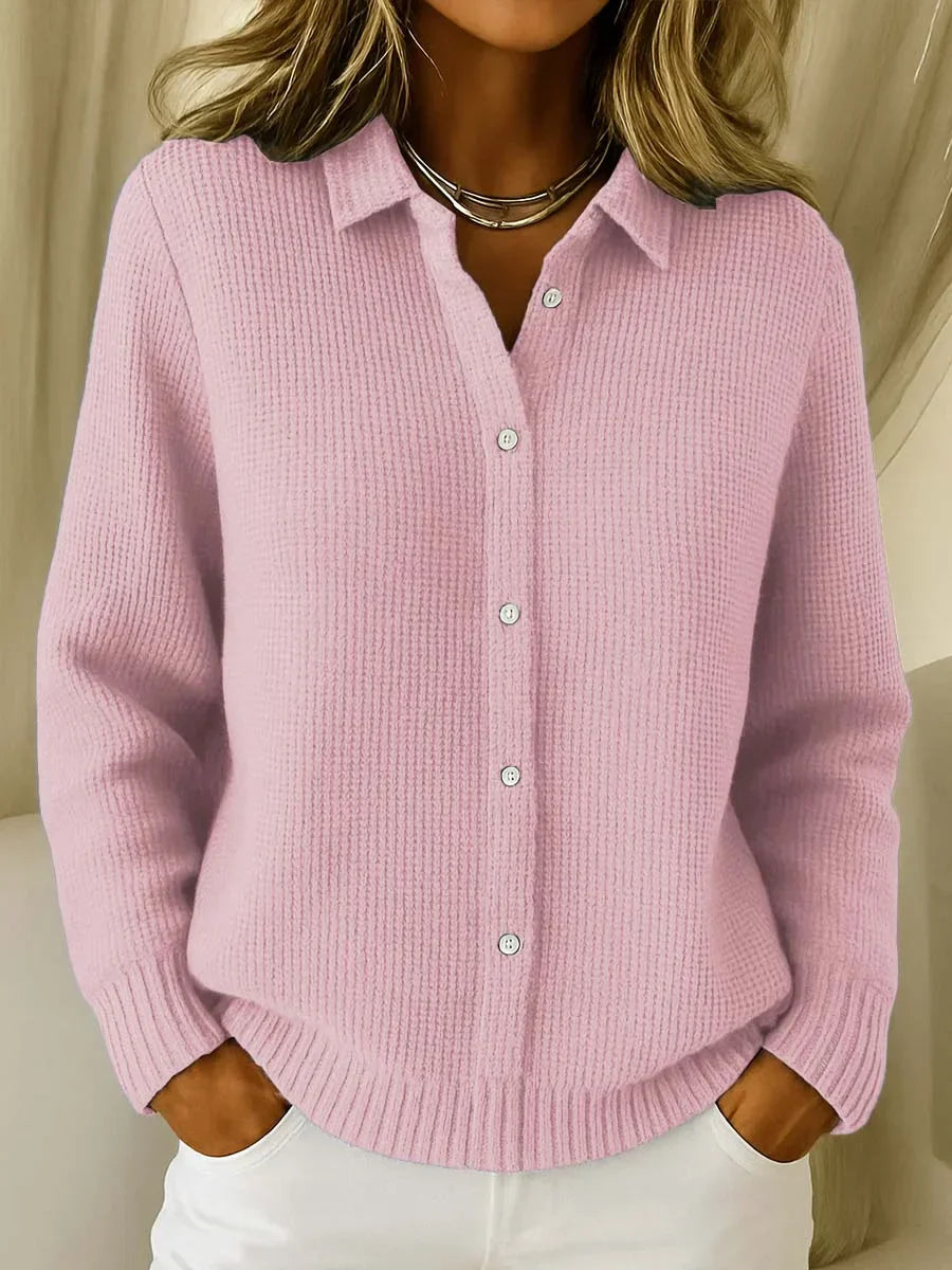 Katrina | Cardigan in maglia testurizzata con bottoni