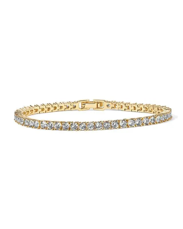 Bracciale con Cristallo Dorato