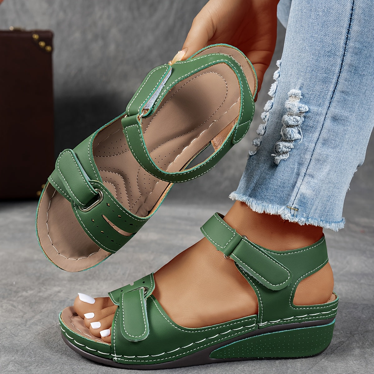 Venus | Sandali estivi ergonomici - Colore Verde