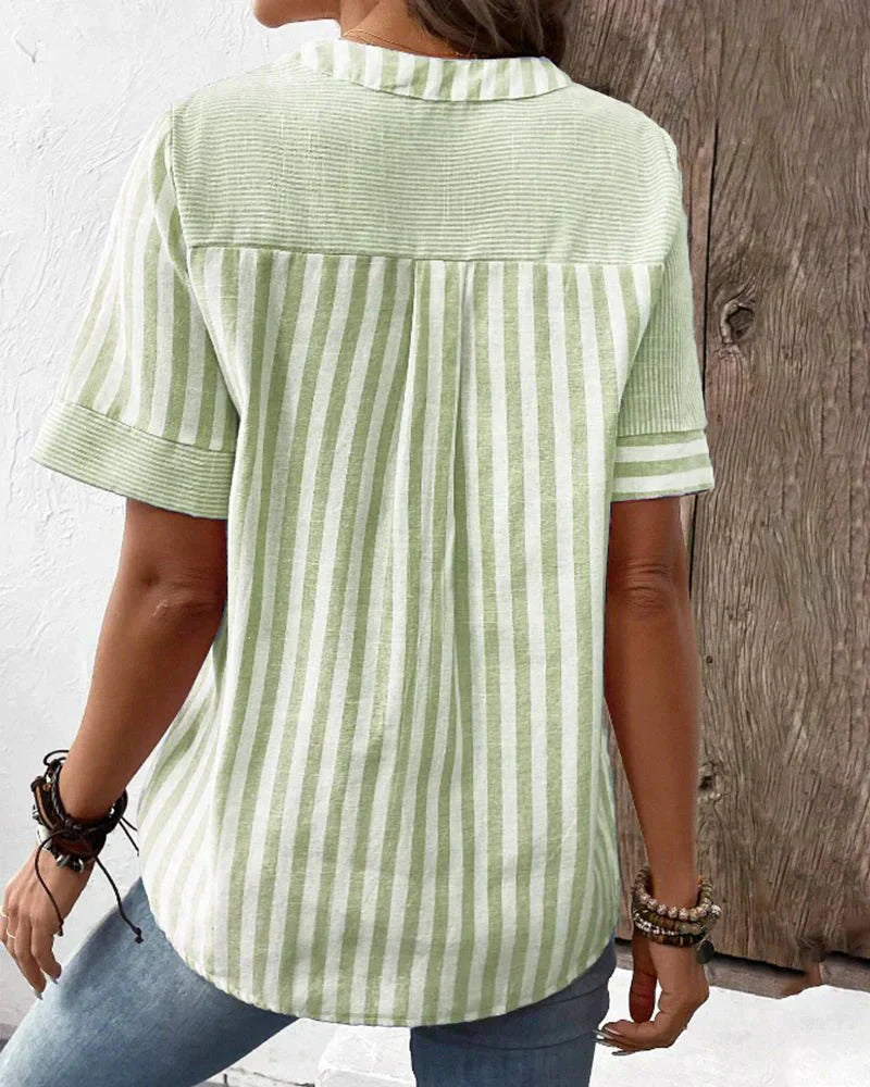 Lila | Blusa morbida a righe