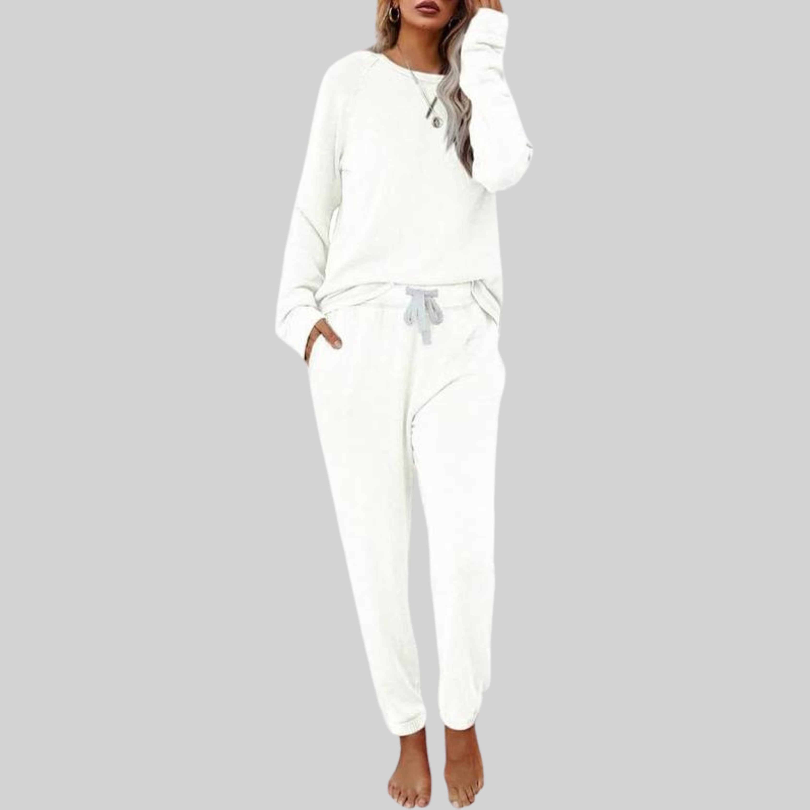 Jocelyn | Completo casual con manica lunga e pantaloni jogger