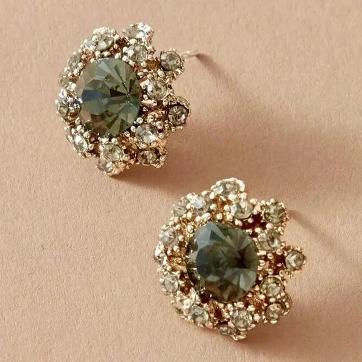 Orecchini Vintage Verde