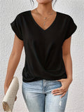 Zoe | T-shirt casual con scollo a cuore