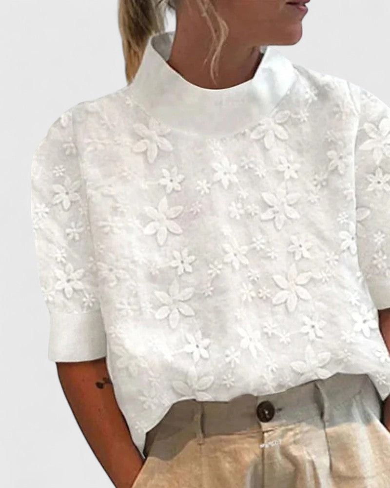 Sonelita | Blusa elegante con collo alto