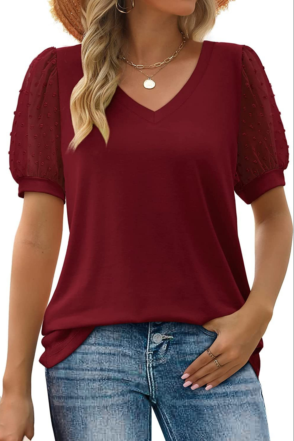 Helena | Blusa essenziale con scollo a V