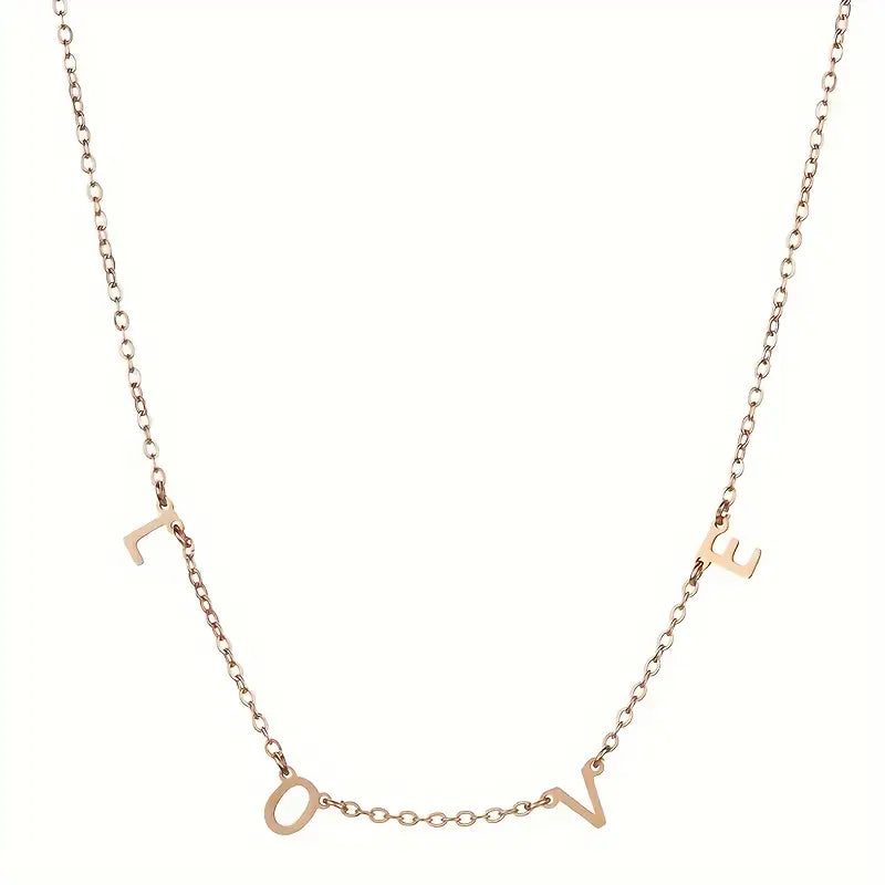 Collana con Iniziale Dorata