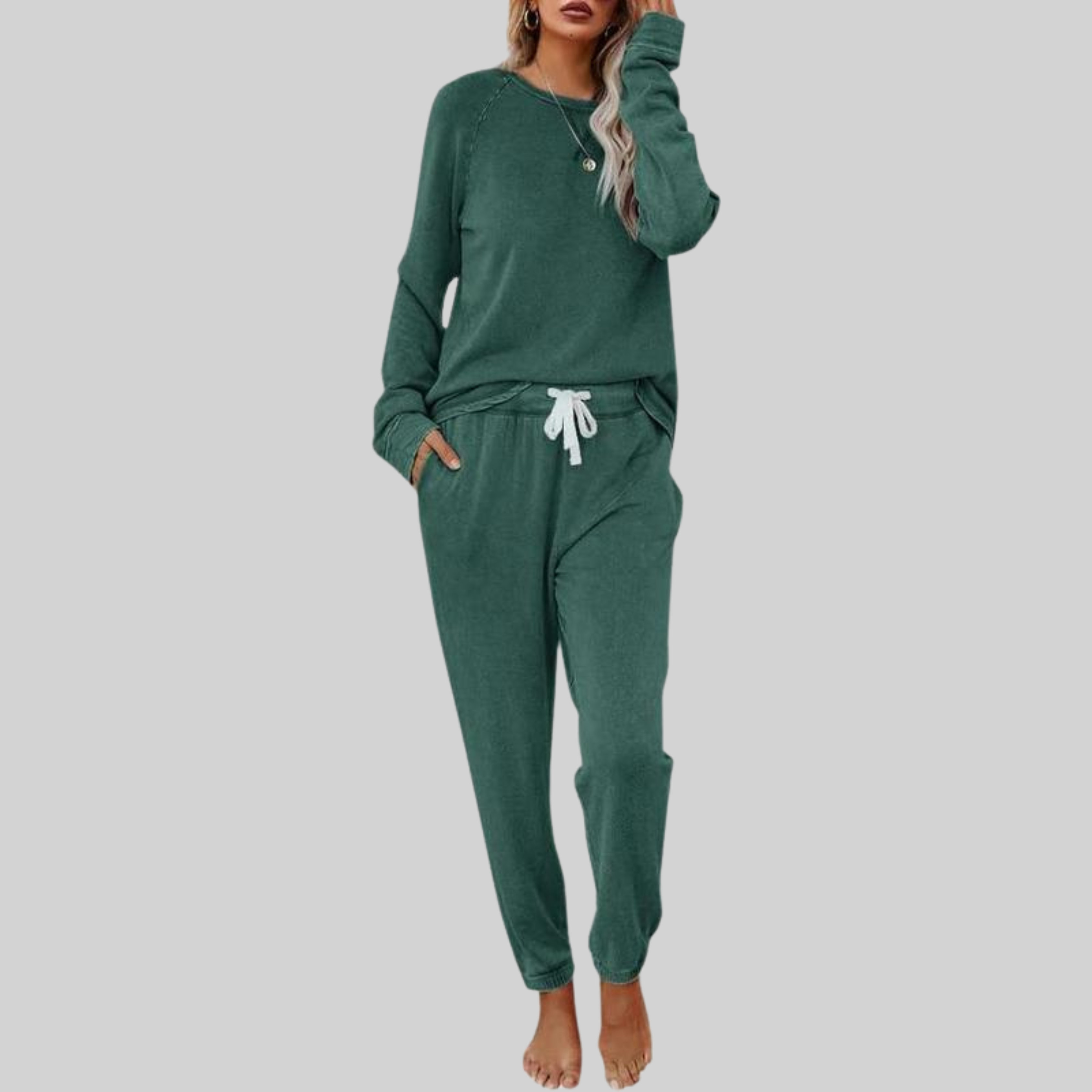 Jocelyn | Completo casual con manica lunga e pantaloni jogger