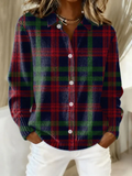 Gunilla | Blusa hoodie a quadri