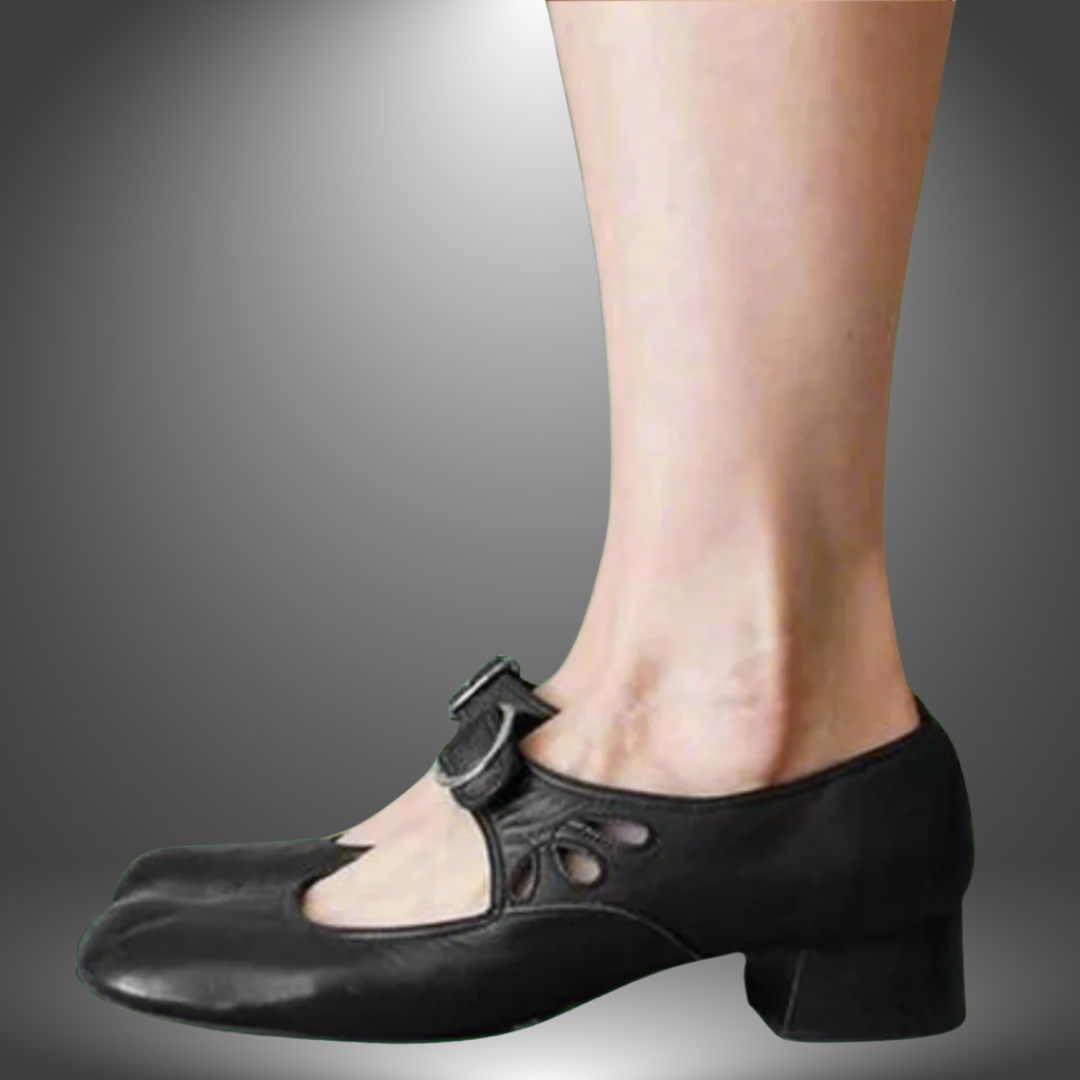 Denisa | Sandali vintage artigianali - Colore Nero
