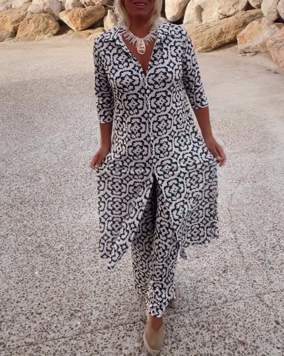 Maeve | Completo elegante geometrico