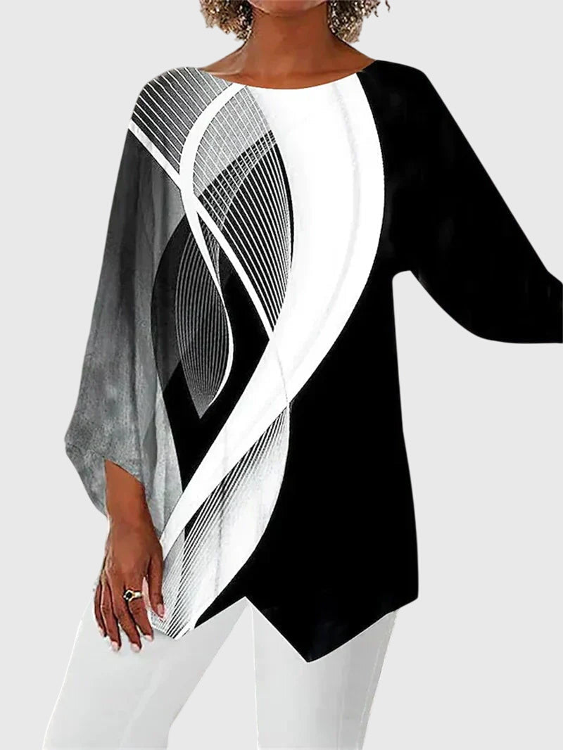 Alayah | Top elegante girocollo