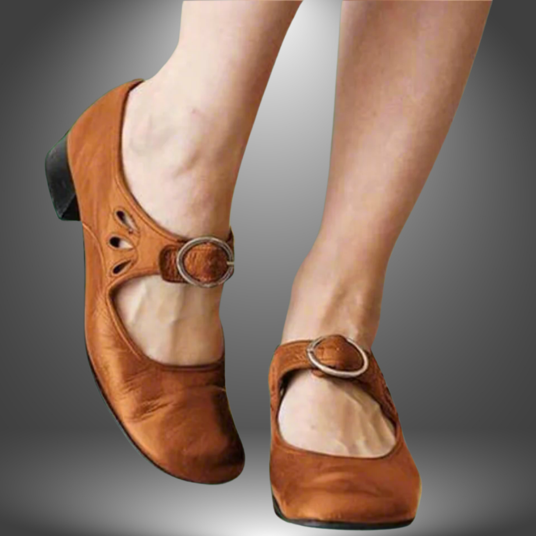 Denisa | Sandali vintage artigianali - Colore Marrone