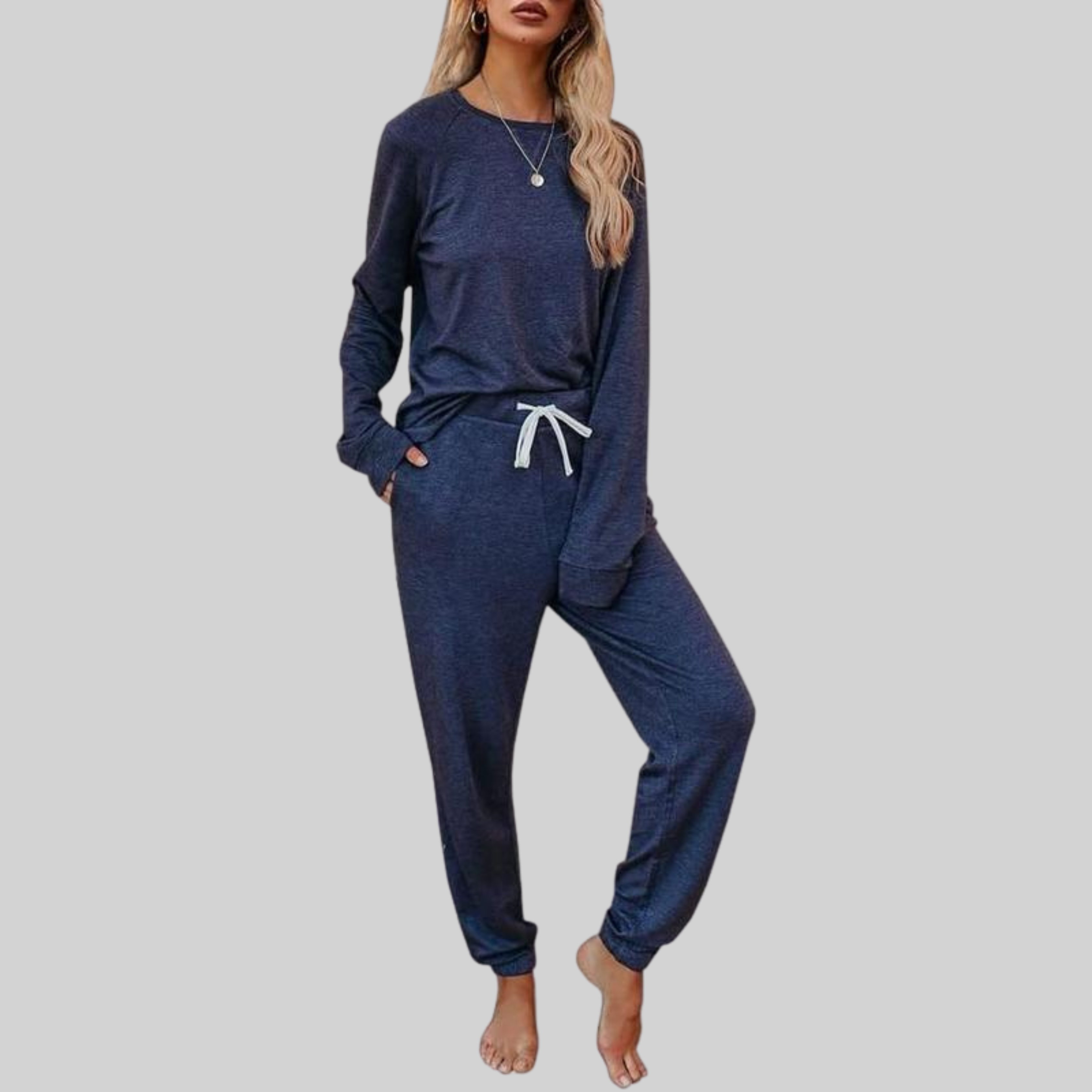 Jocelyn | Completo casual con manica lunga e pantaloni jogger