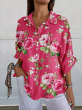 Sofie | Blusa floreale rosa