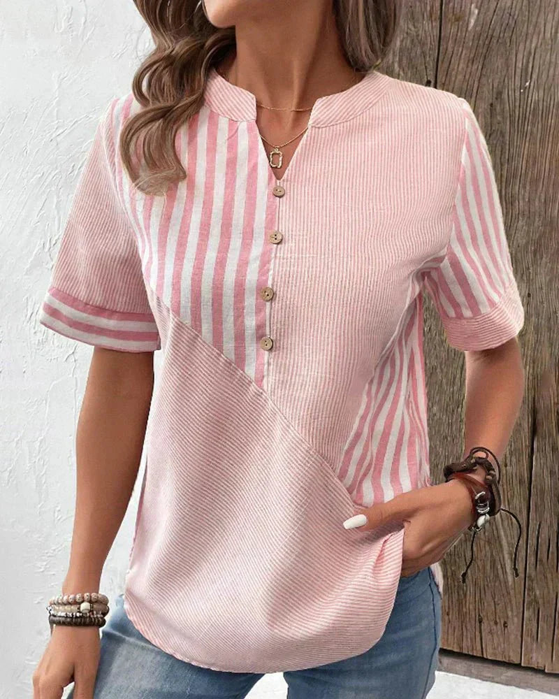 Lila | Blusa morbida a righe