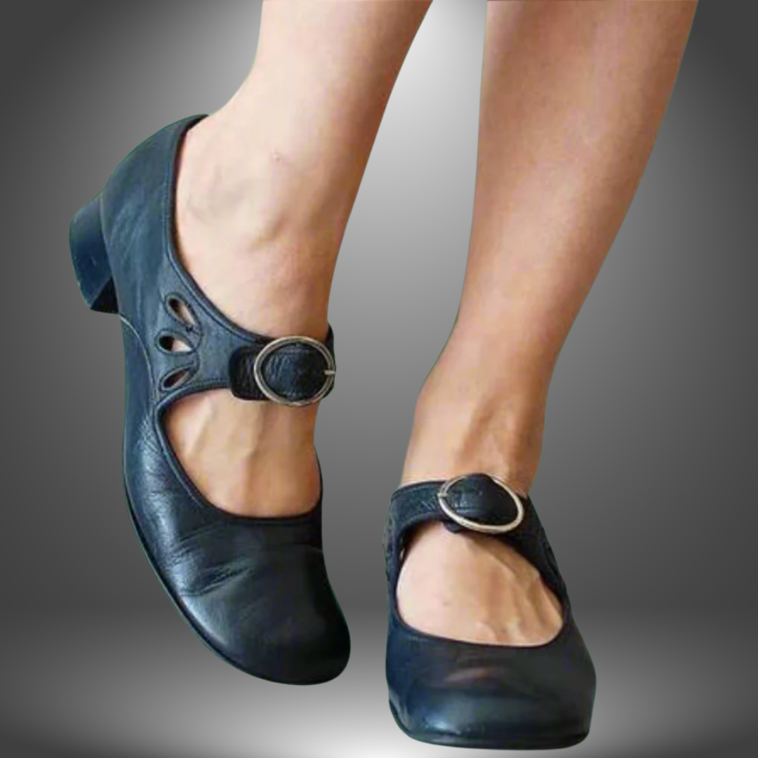 Denisa | Sandali vintage artigianali - Colore Blu