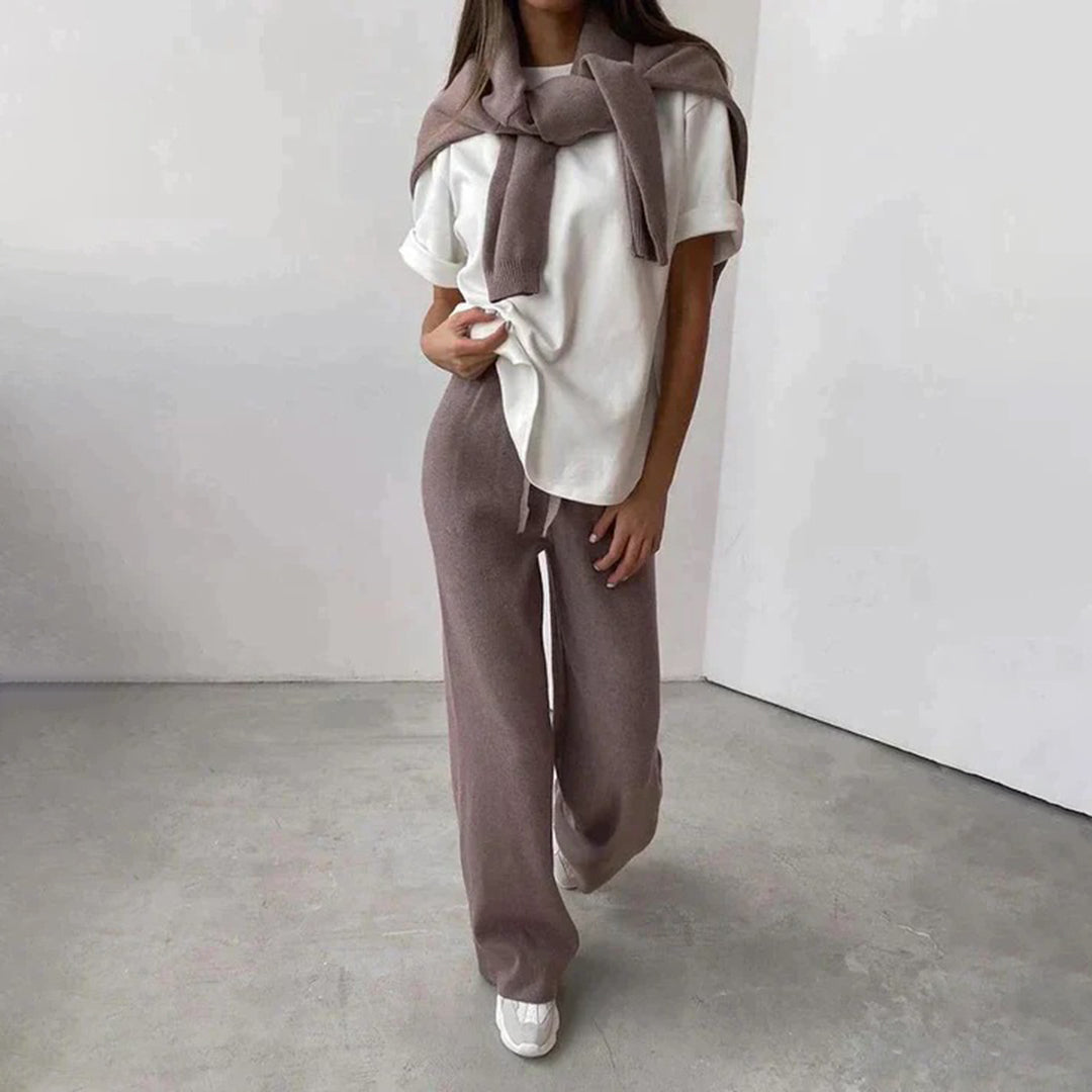 Completo elegante effetto cashmere